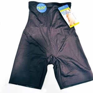NEW Slimshaper Miracle Brands Hi Waist Thigh Slimmer Extra Firm Control Back M